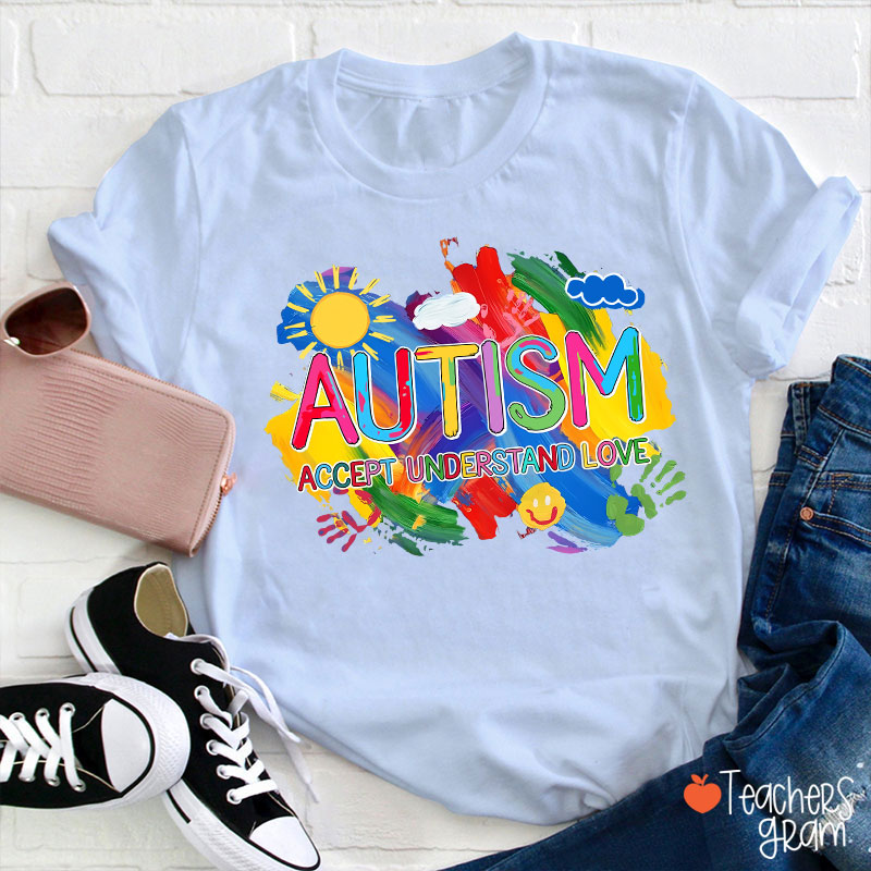 Autism Accept Understand Love Teacher T-Shirt