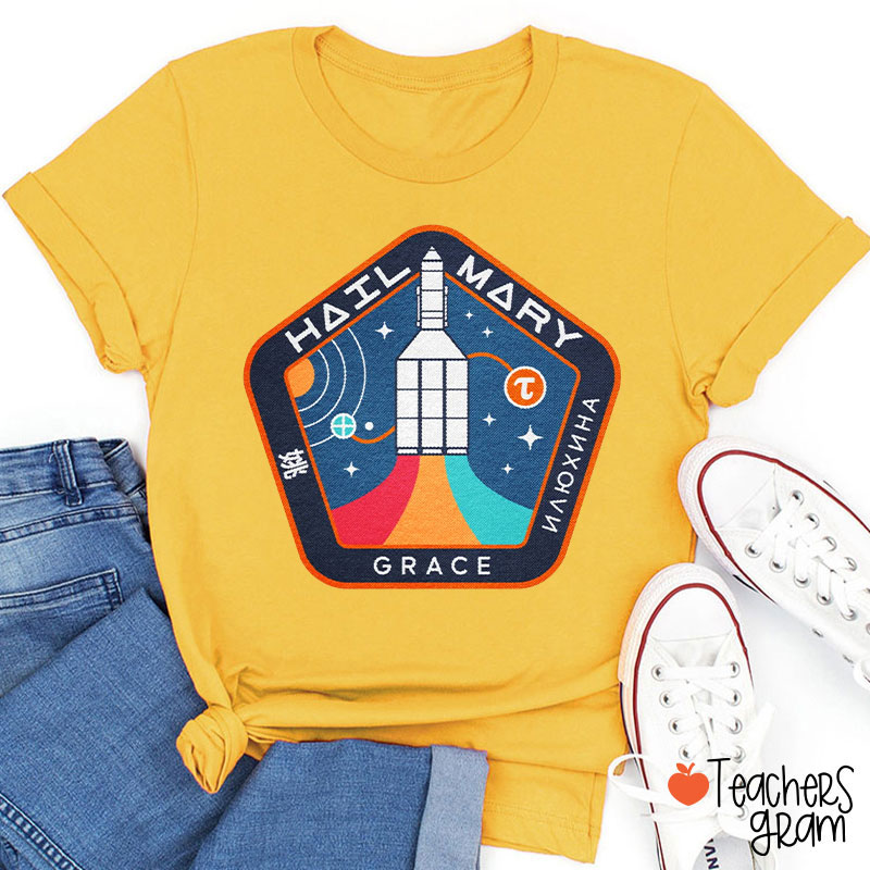 Sci-Fi Book Lover Teacher T-Shirt