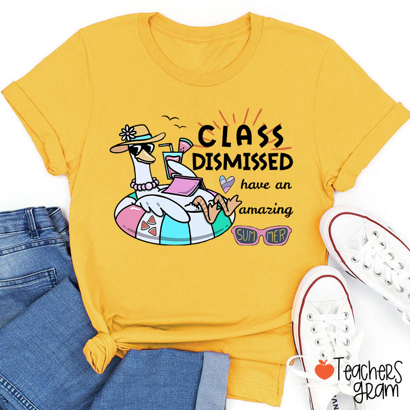 Class Dismissed Have An Amazing Summer Teacher T-Shirt