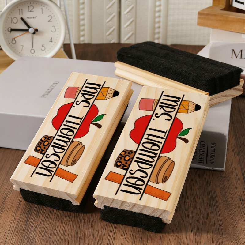 Personalized Name Teacher Whiteboard Eraser