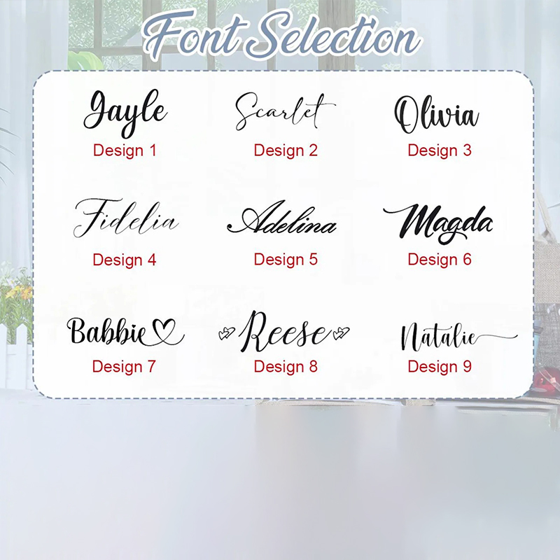 Personalized Name Clear Window Burlap Teacher Tote Bag