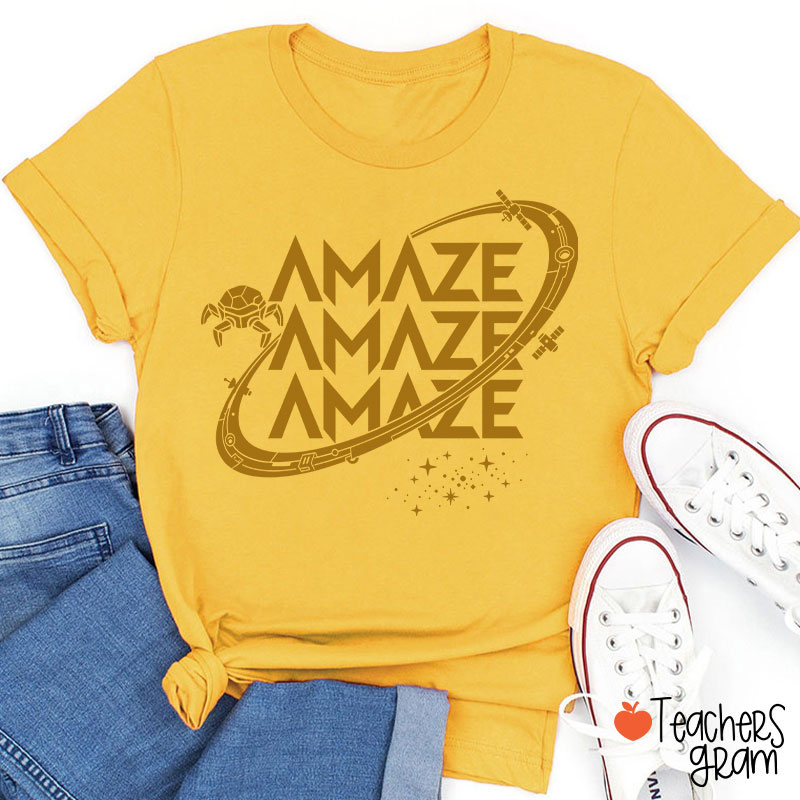 Funny Amaze Amaze Amaze Teacher T-Shirt
