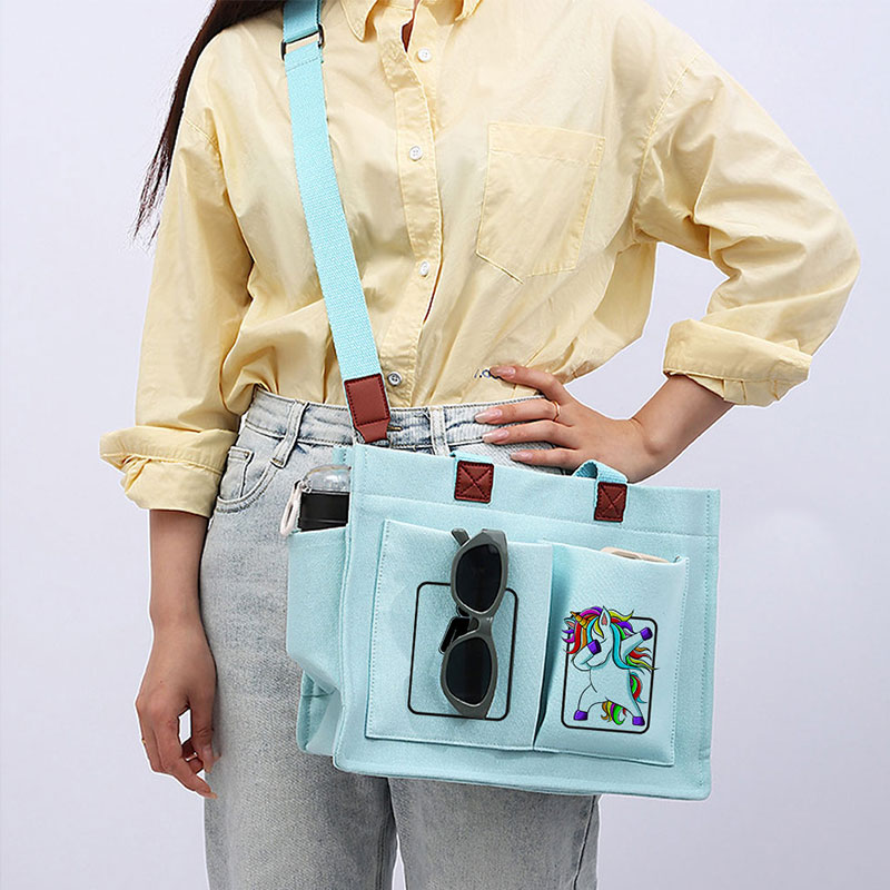Casual Multi-Pocket Capacity Canvas Bag
