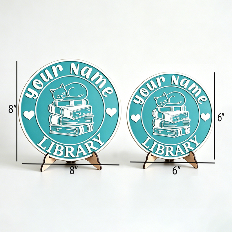 Personalized Name 3D Printed Bookshelf