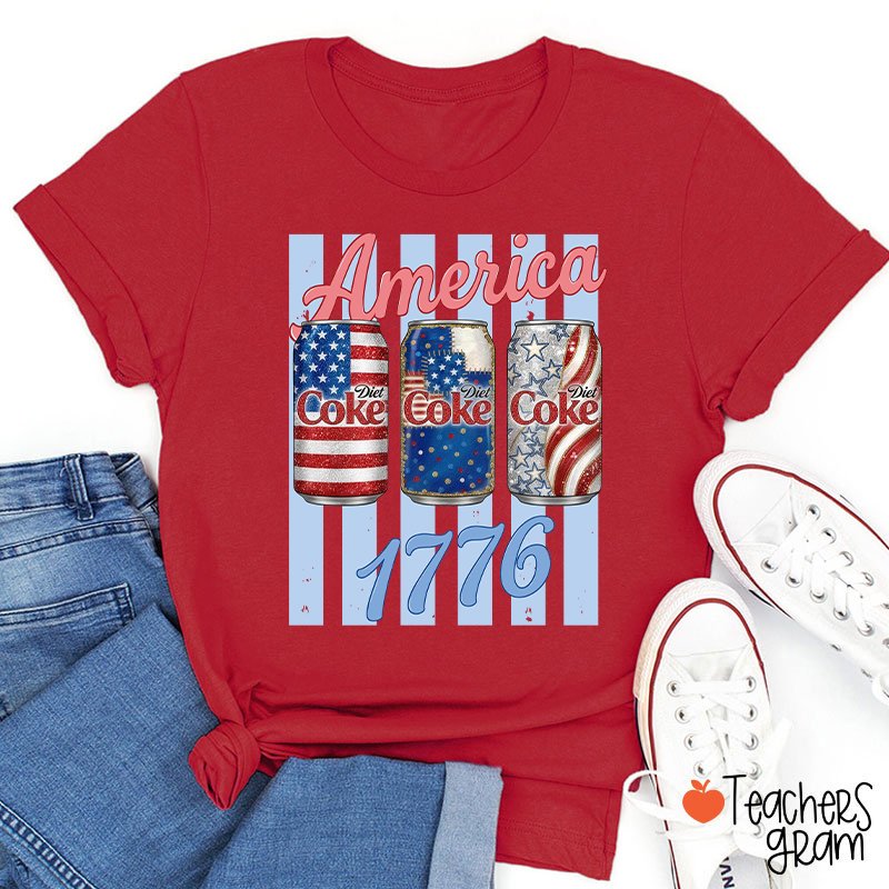 America 1776 Coke Teacher T-Shirt