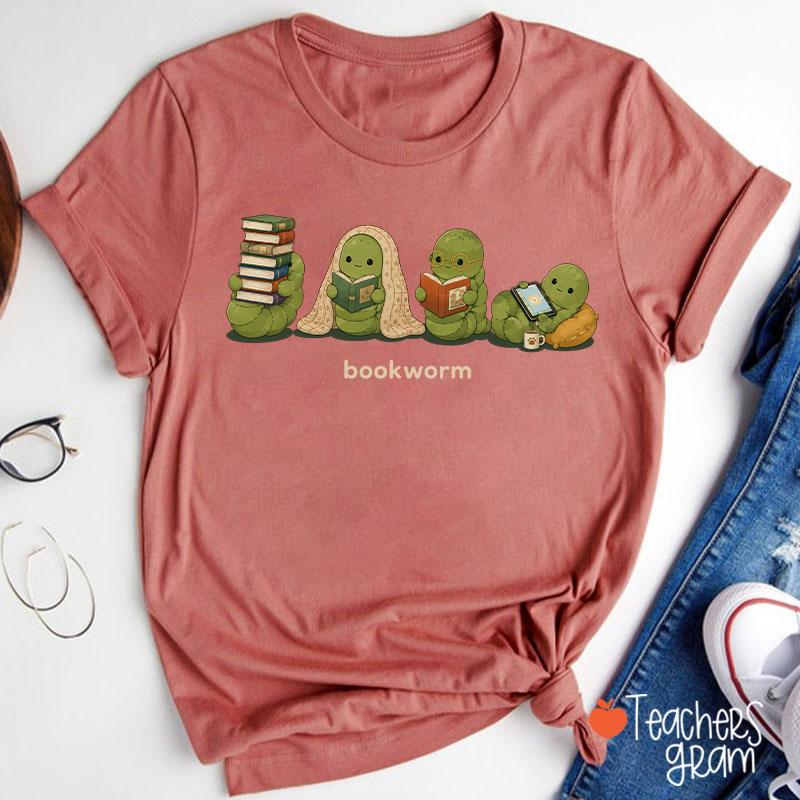 Bookworm Teacher T-Shirt