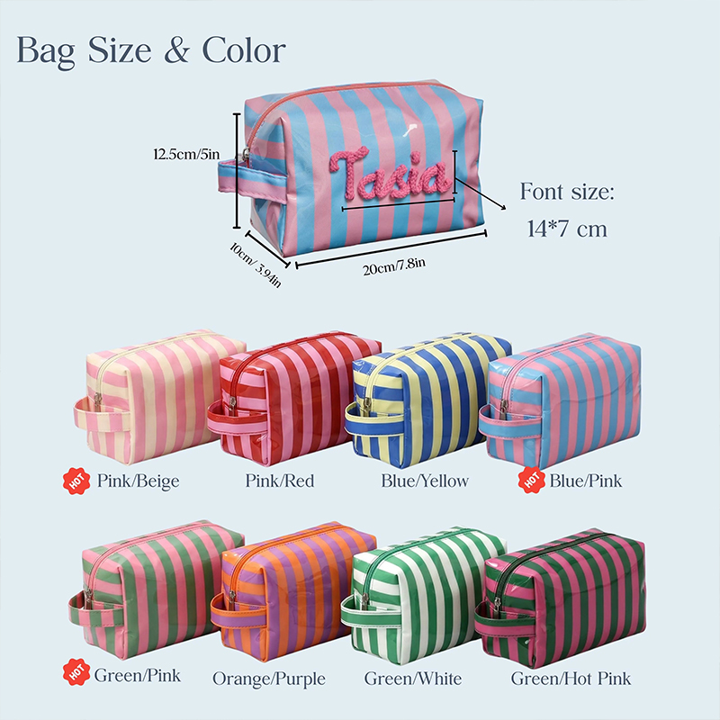Personalized Name Waterproof Makeup Bag
