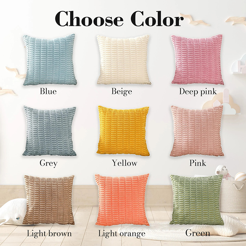 Personalized Embroidered Name Corduroy Teacher Pillow Cover