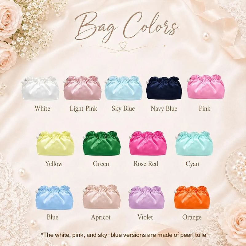 Personalized Chenille Name Satin Teacher Makeup Bag