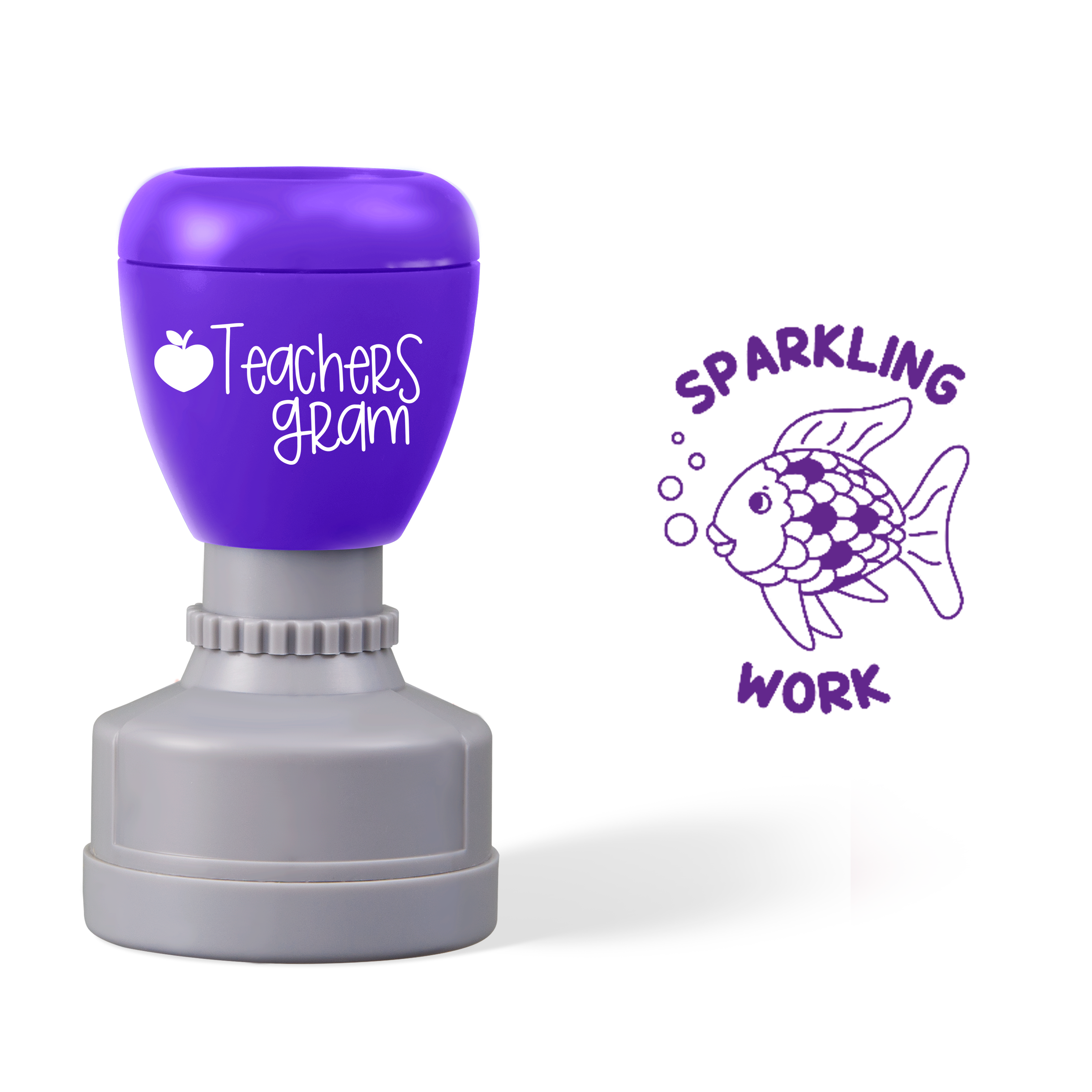 Sparkling Work Teacher Stamp-Teachersgram