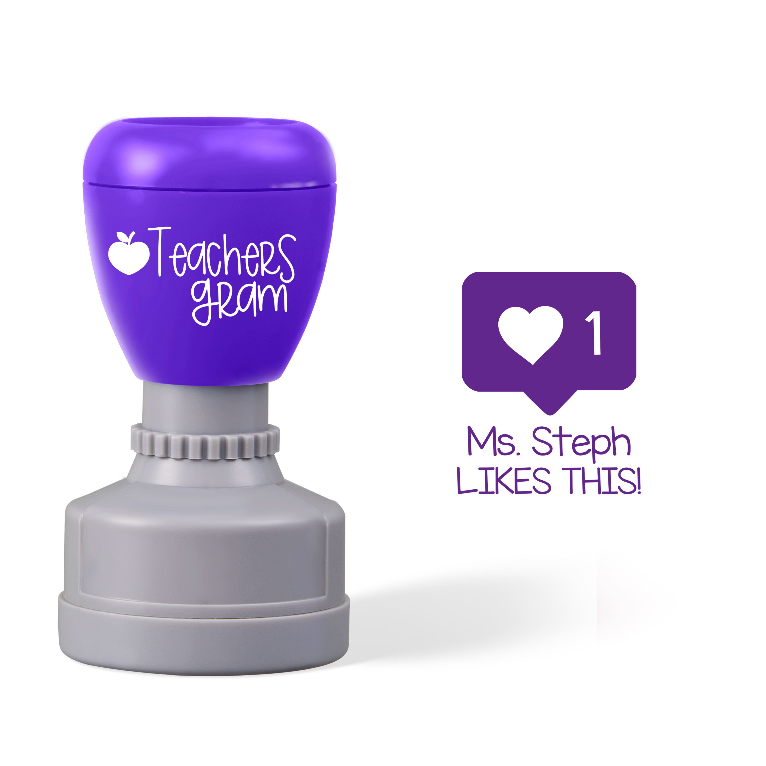 Personalized I Like It Teacher Stamp