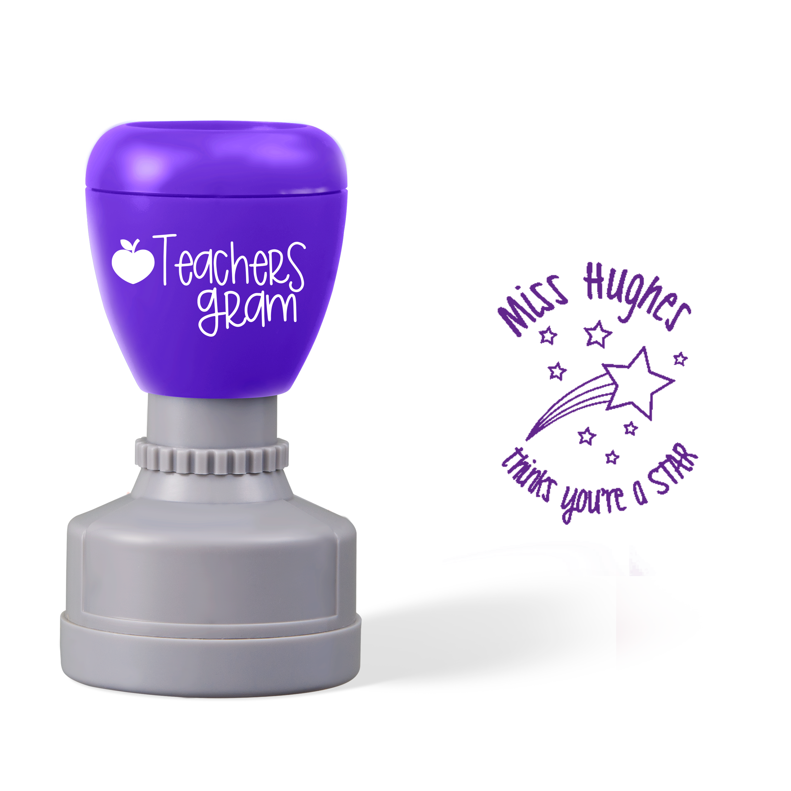 Personalized You're A Star Teacher Stamp