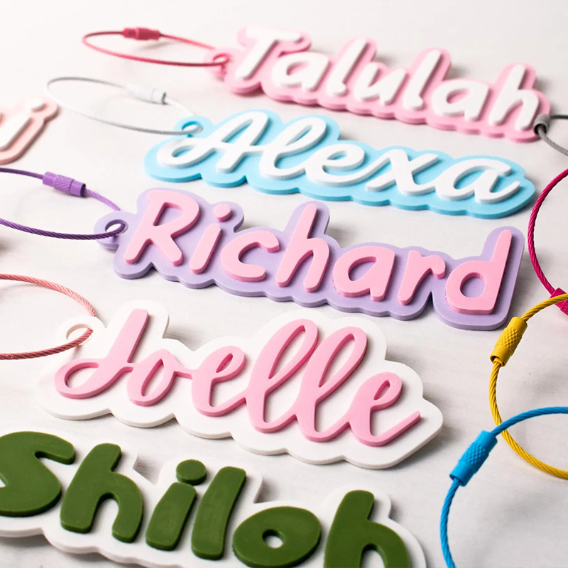 Personalization 3D Printed Name Tags