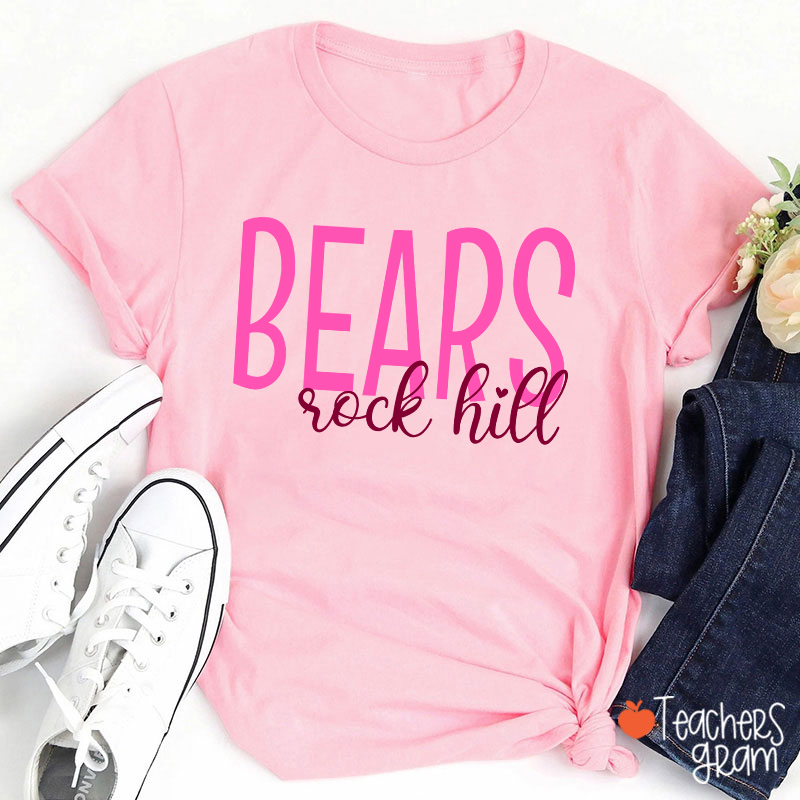 Personalized Mascot And Town School Team Spirit Teacher T-Shirt