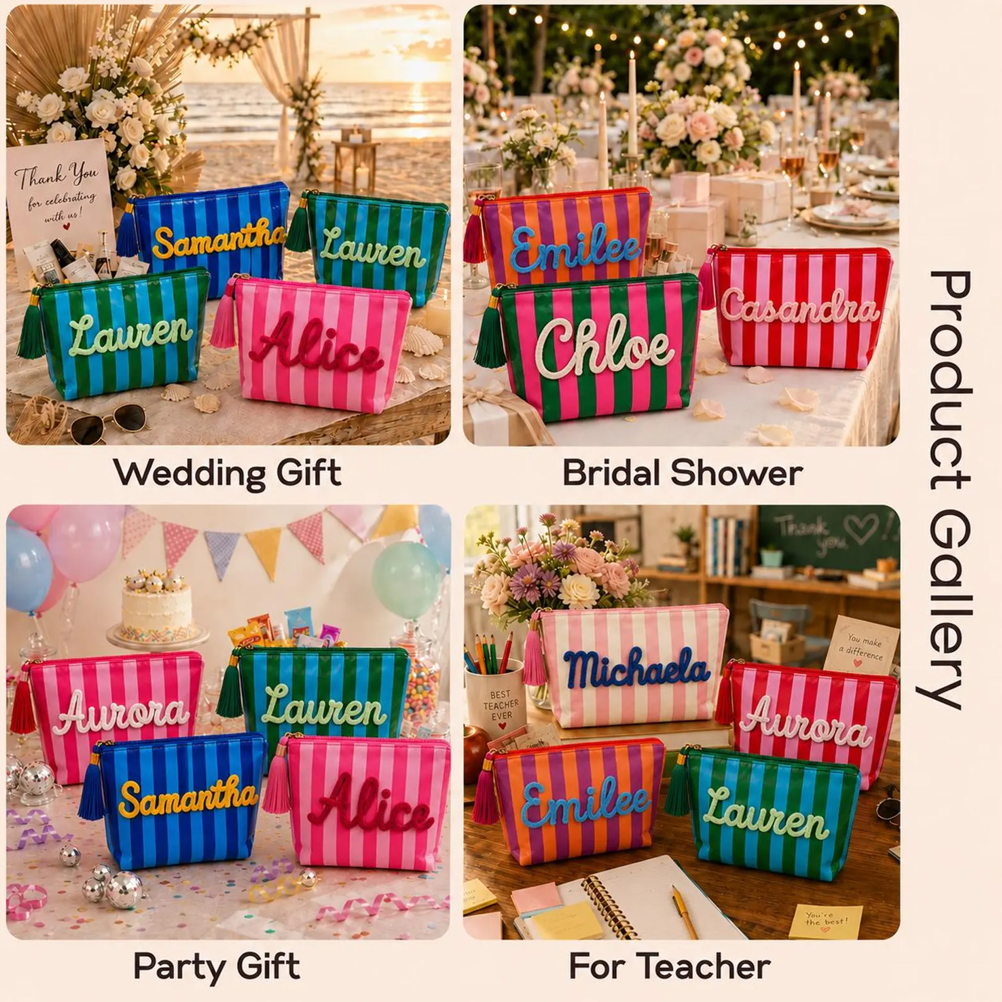 Personalized PVC Makeup Bag