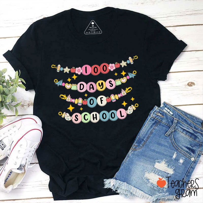 100 Days Of School Teacher T-Shirt