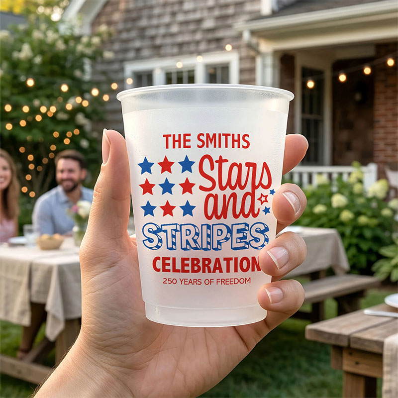 Stars And Stripes Celebration 250 Years Of Freedom Teacher Plastic Cup