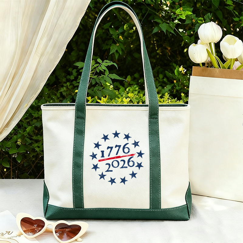 USA 250th Anniversary Teacher Canvas Tote Bag