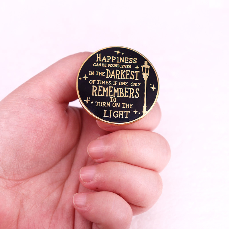 Happiness Quote Teacher Pin