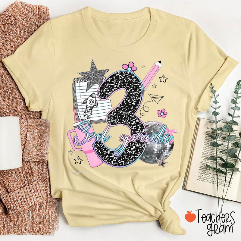 Personalized Grade Teacher Stuff Teacher T-Shirt