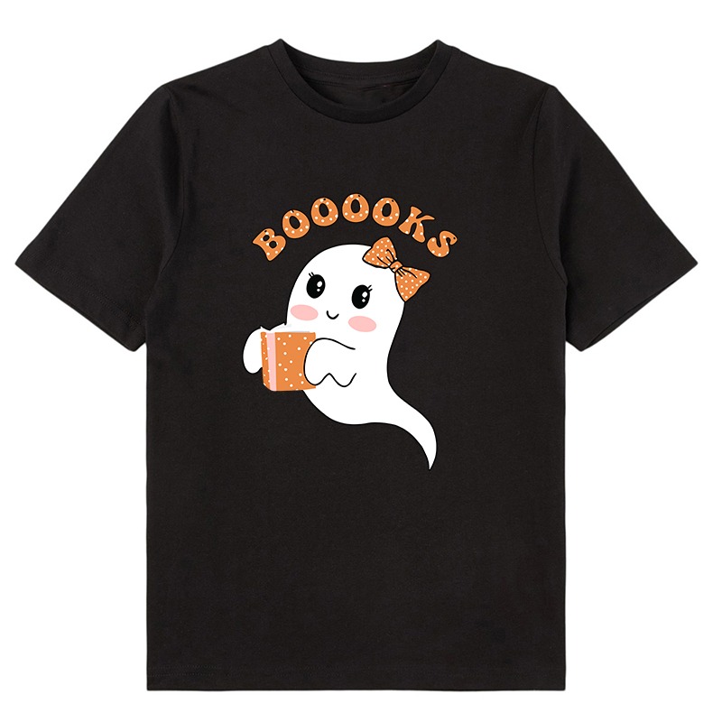 Lovely Ghost Reading Booooks Class T-Shirt