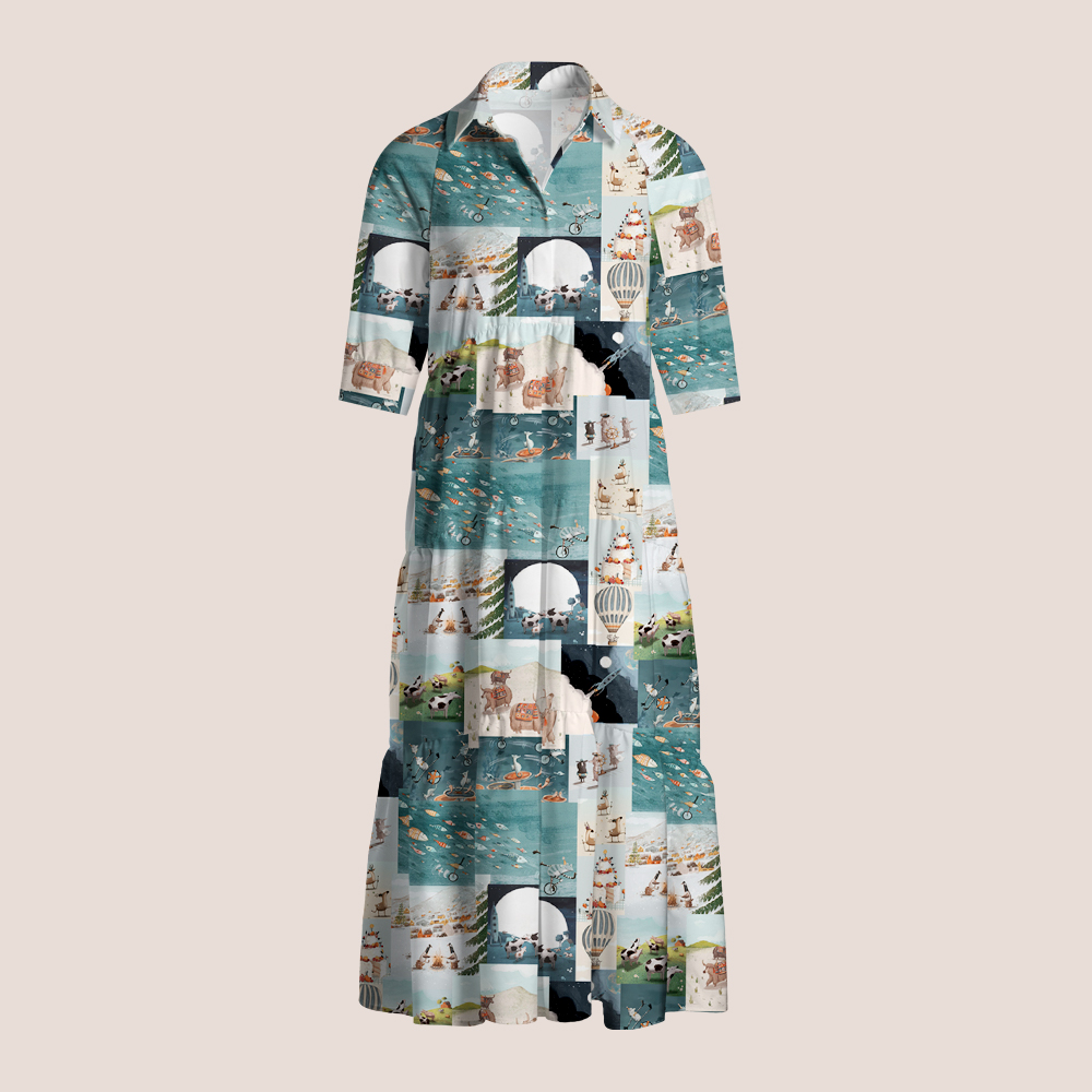 Love You Till The Cows Come Home Teacher Shirtdress