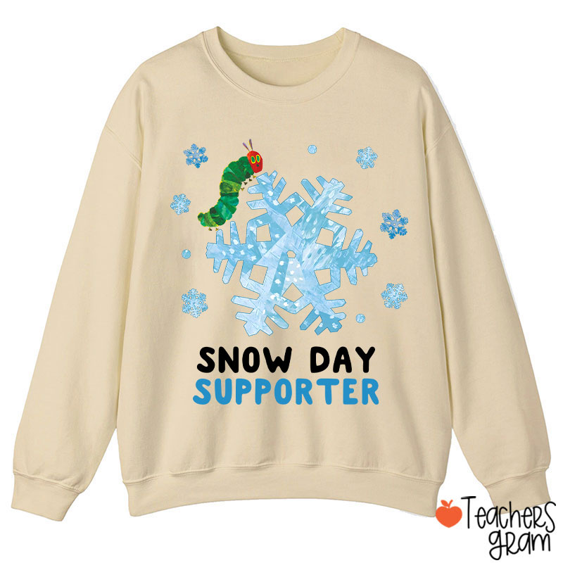 Snow Day Supporter Teacher Sweatshirt