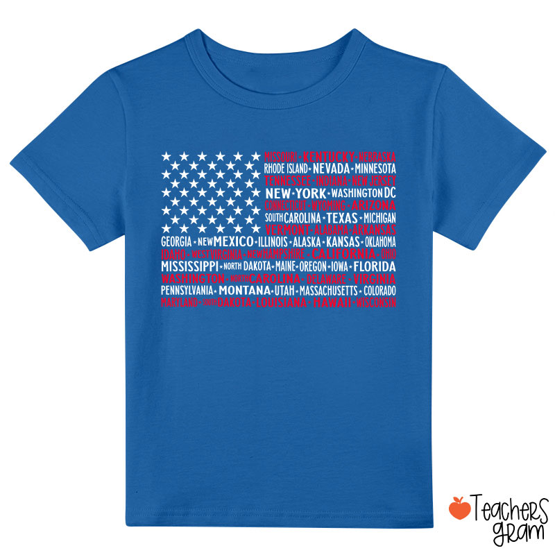 Vintage American Flag 4th Of July Class T-Shirt