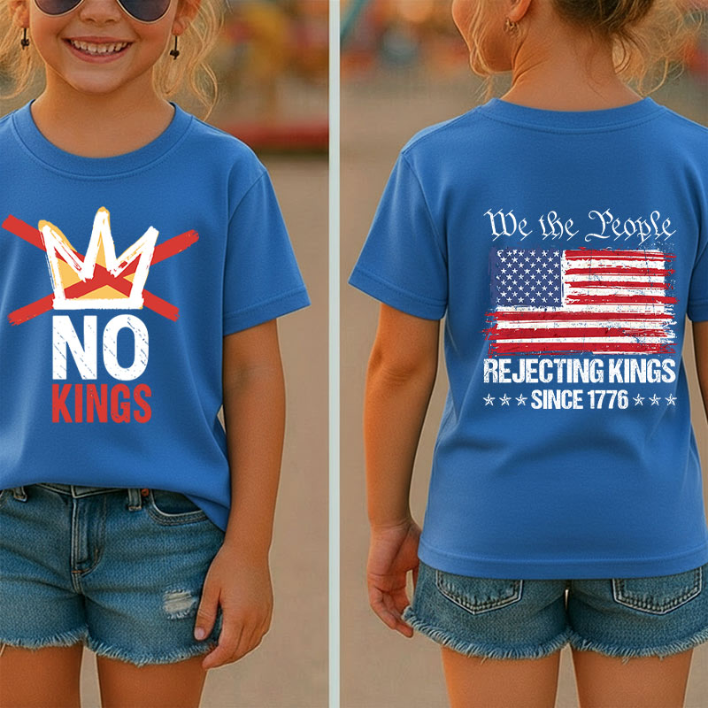No Kings We People Rejecting Kings Since 1776 Class Two Sided T-Shirt