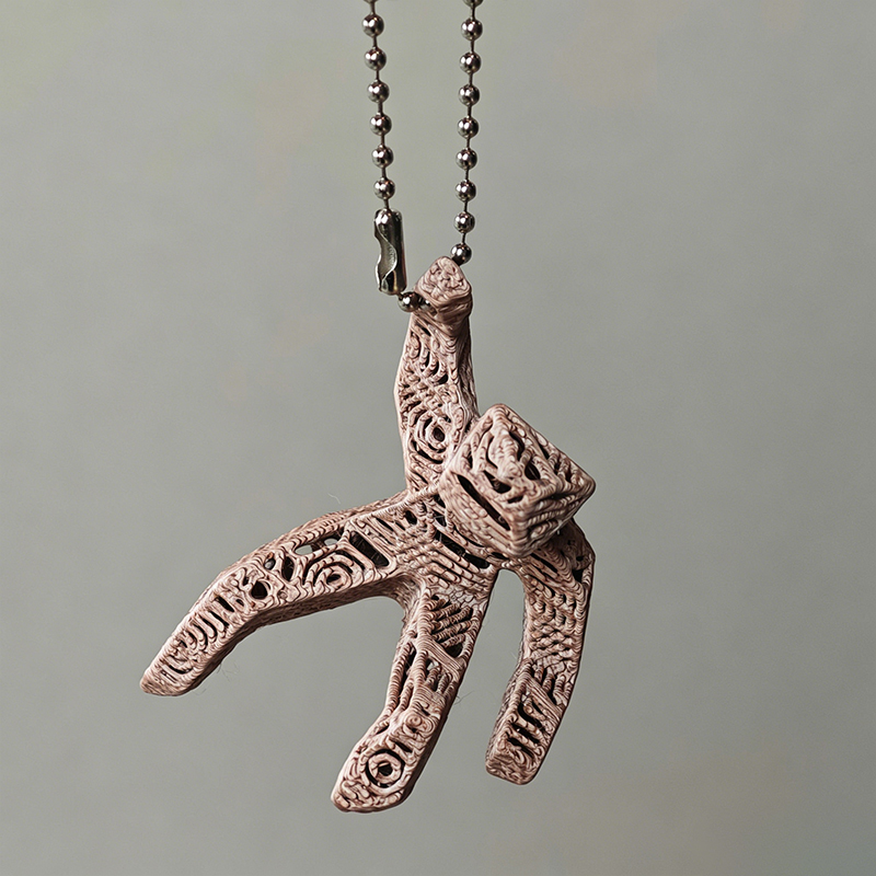 Sci-Fi 3D Printed Teacher Keychain