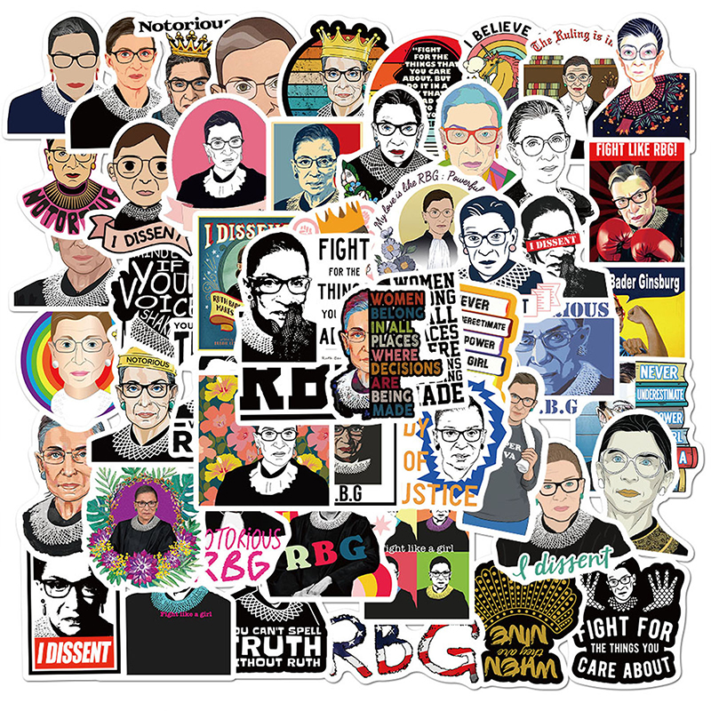 52 PCS Feminist Judge Teacher Stickers