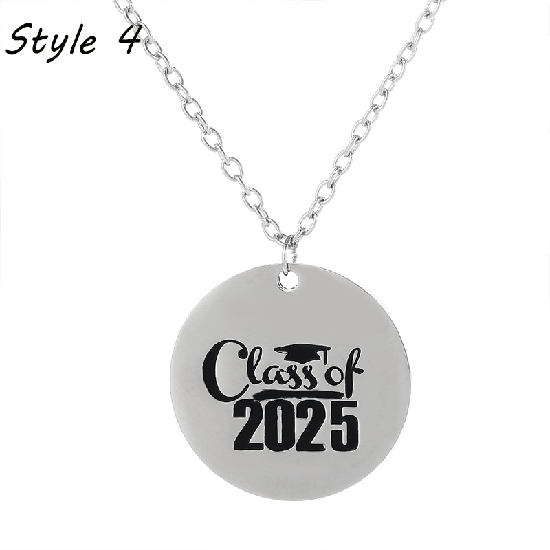 Graduation Season Gift Stainless Steel Teacher Necklace