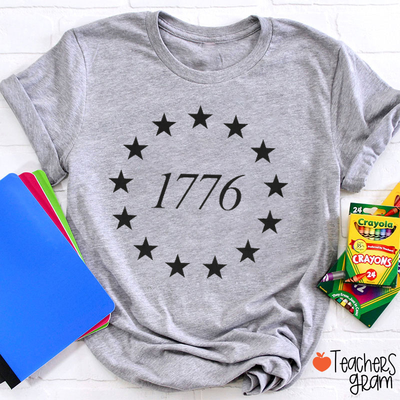1776 Patriotic American History Teacher T-Shirt