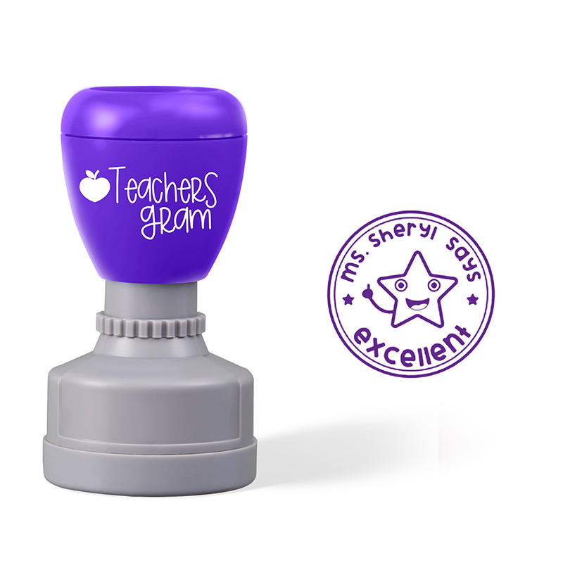 Personalized Outstanding Performance Teacher Stamp