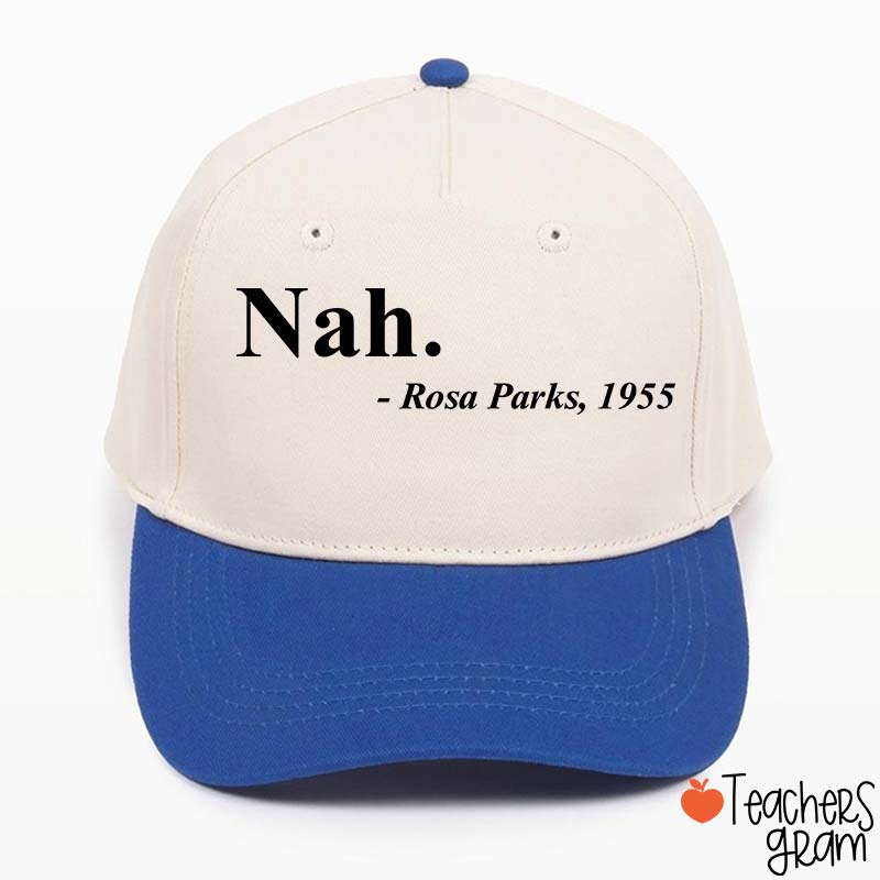Nah Black History Teacher Baseball Cap