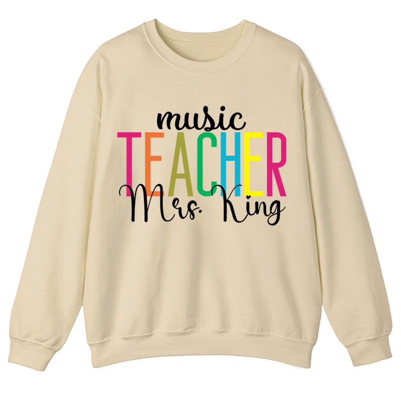 Personalized Back To School Dream Team Teacher Sweatshirt