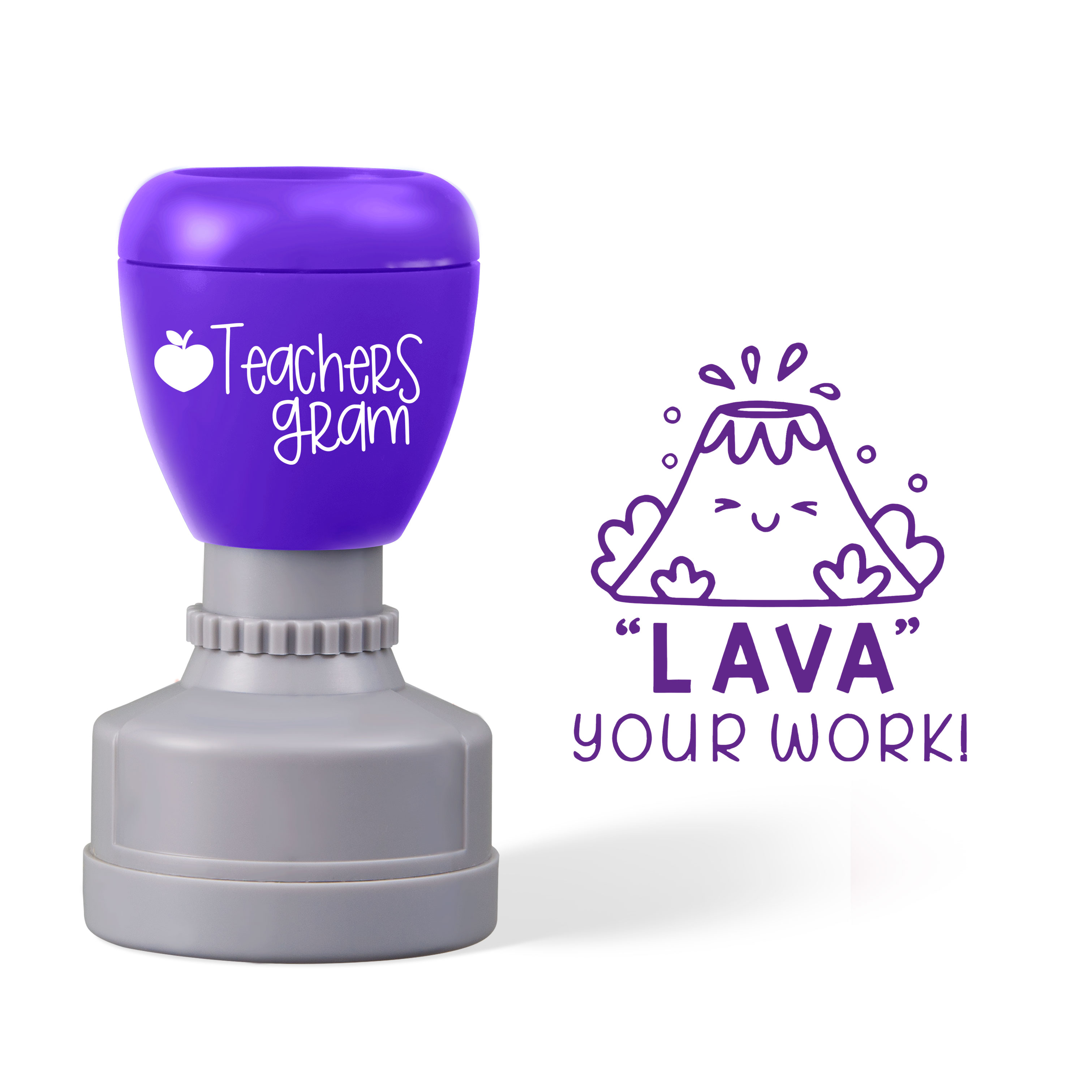 Lava Your Work Teacher Stamp