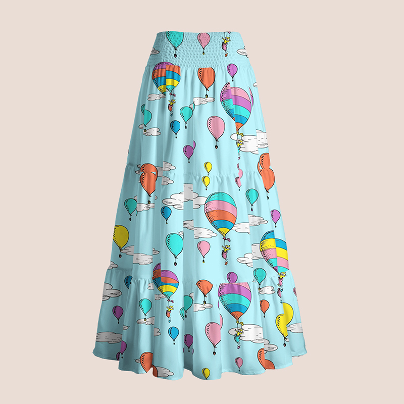 On The Places You Will Go Teacher Tiered Skirt