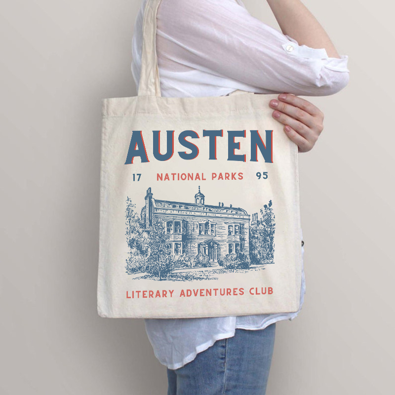Austen National Parks Literary Adventures Club Teacher Tote Bag