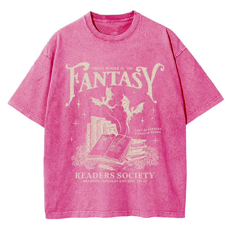 Proud Member Of The Fantasy Teacher Washed T-Shirt