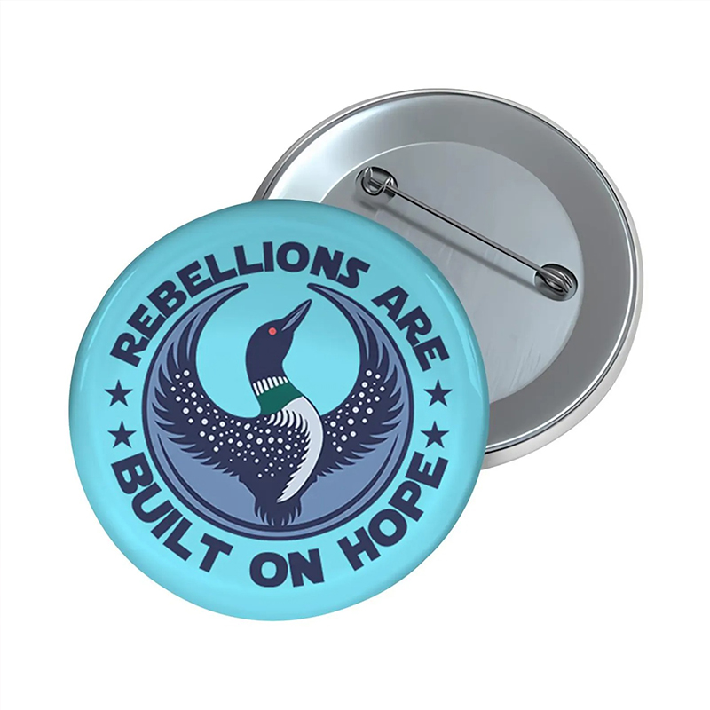 Rebellions Are Built In Hope Teacher Pinback Button