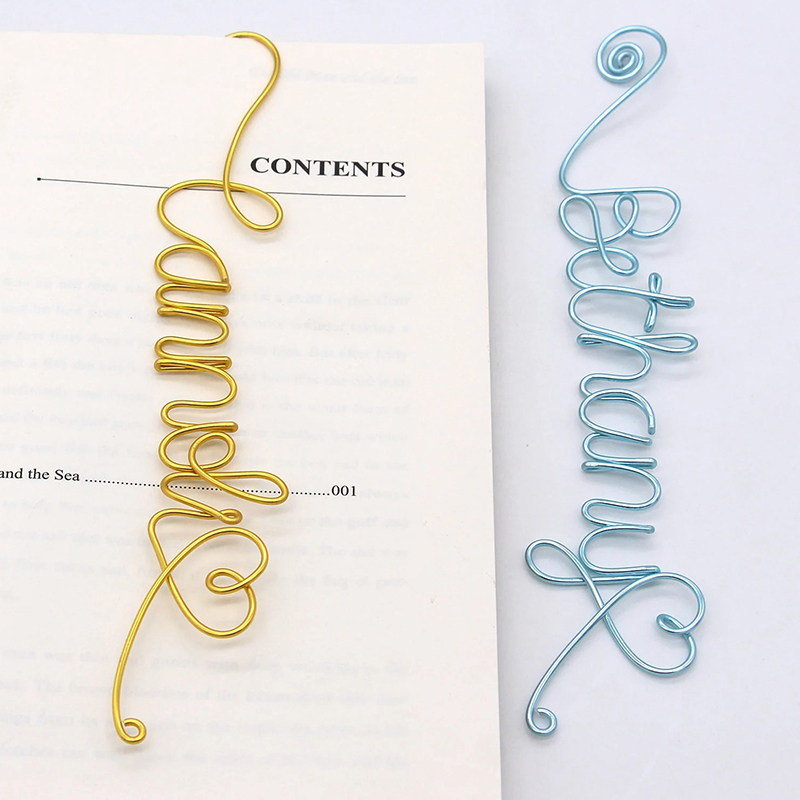 Personalized Wire Name Teacher Bookmark