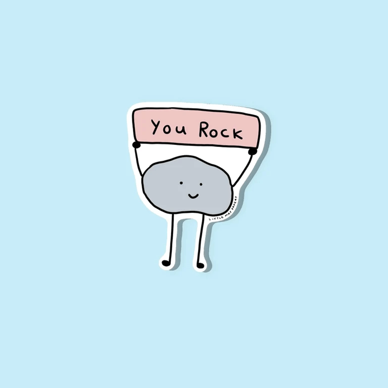 You Rock Cute Cloud Teacher Stickers