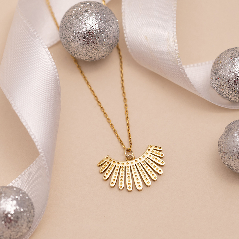 Ruth Bader Ginsburg Teacher Necklace