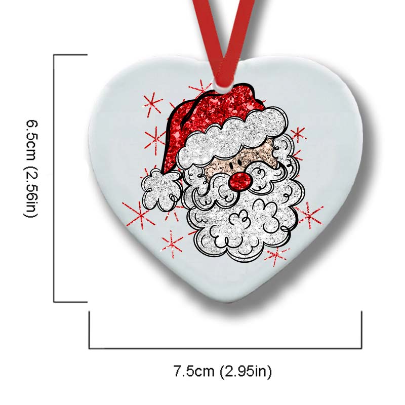 Cute Hands Christmas Tree Teacher Ceramic Christmas Ornament
