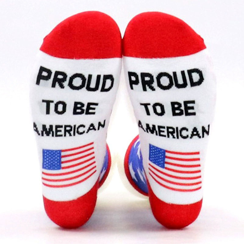 Proud To Be American Teacher Socks