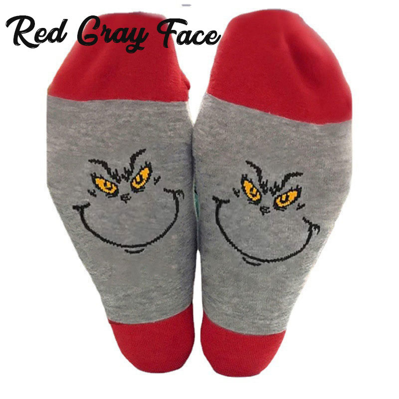 Smiling Ghost Face Teacher Socks