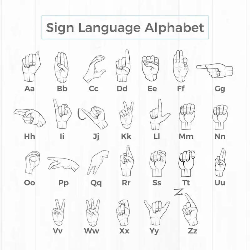 Personalized Sign Language Teacher Necklace