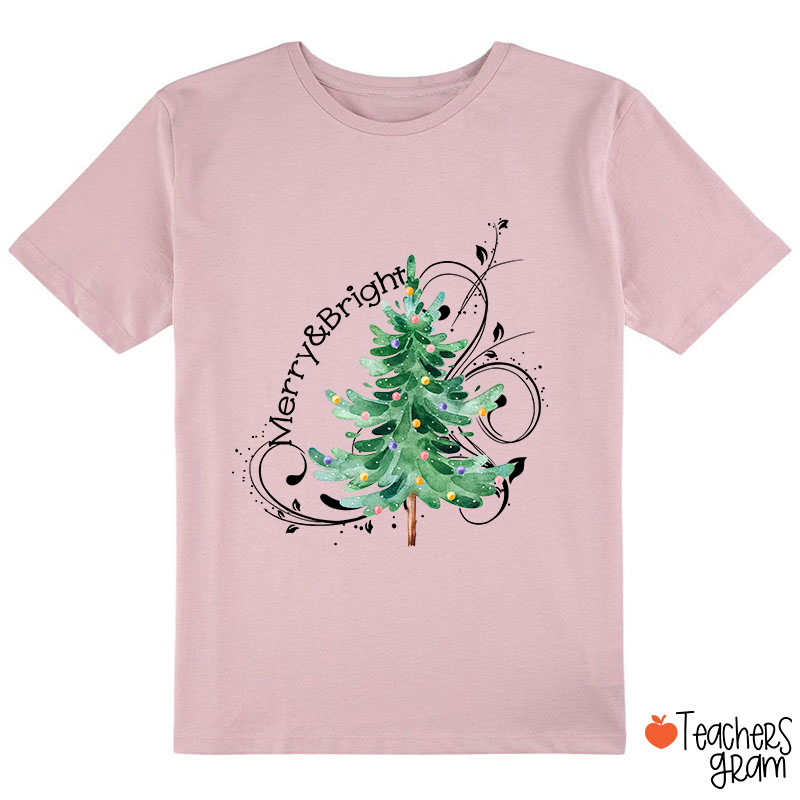 Merry And Bright Christmas Class T-Shirt