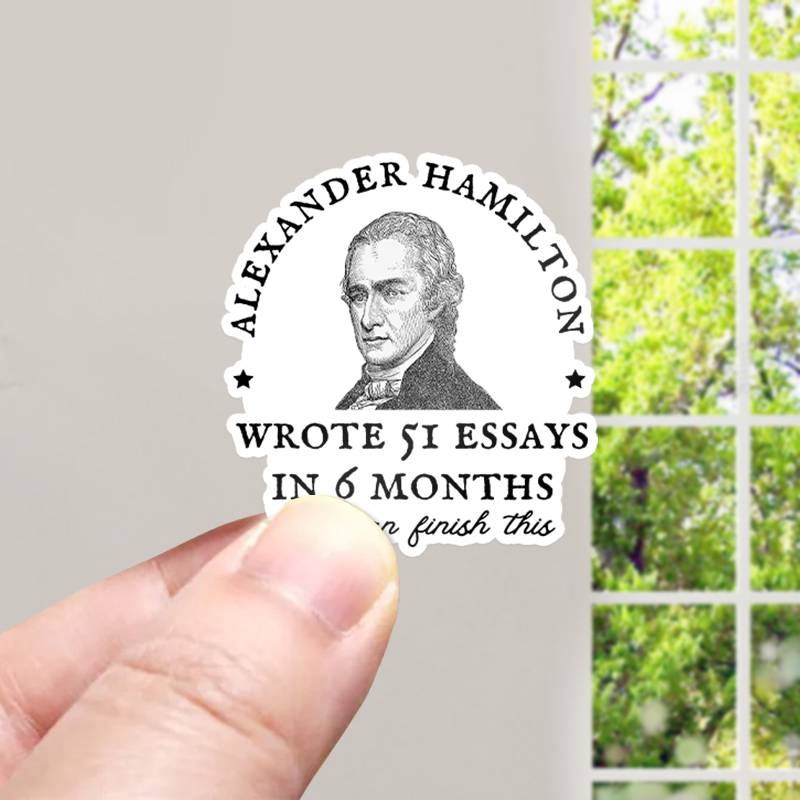 Wrote 51 Essays In 6 Months Teacher Stickers